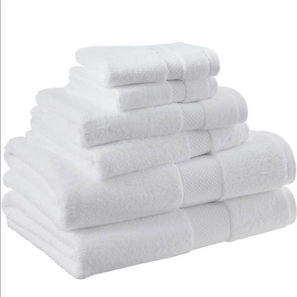 White towels